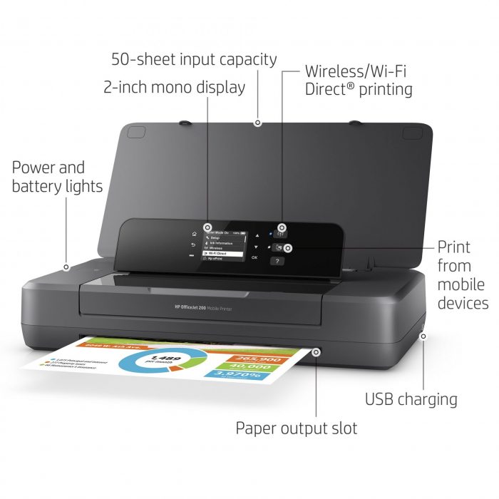 hp officejet 200 impresora fotos