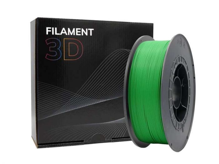 Filamento 3D PLA 1.75mm 1kg Color Verde