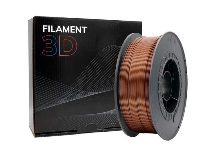 Filamento PLA 1.75mm 1kg Color Bronce
