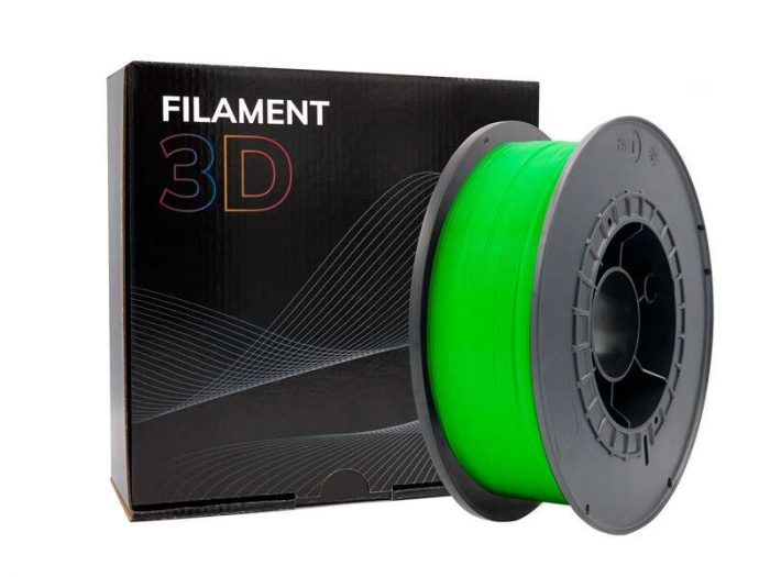 Filamento PLA 1.75mm 1kg Verde Fluorescente