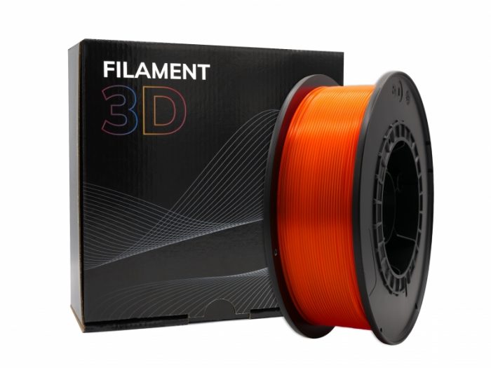 Filamento PLA 1.75mm 1kg Naranja Fluorescente