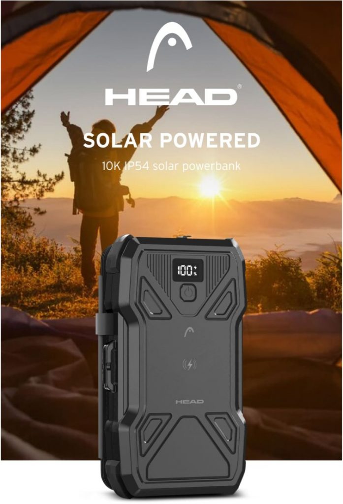 Powerbank Head carga solar